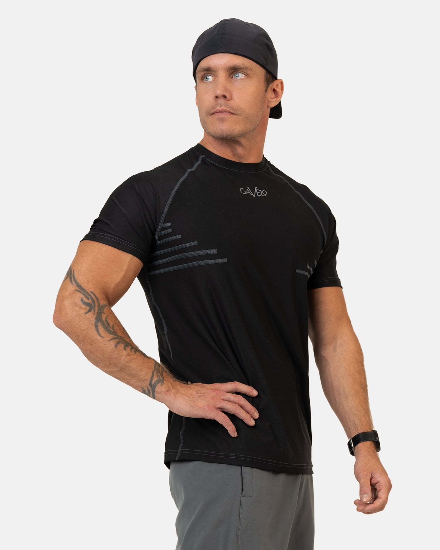 GAVELO Performance Greyline Rashguard T-shirt