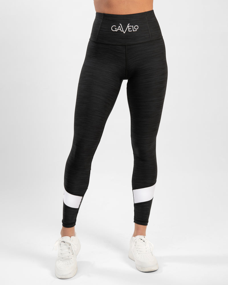 GAVELO Black & White Swirl Leggings