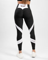 GAVELO Black & White Swirl Leggings