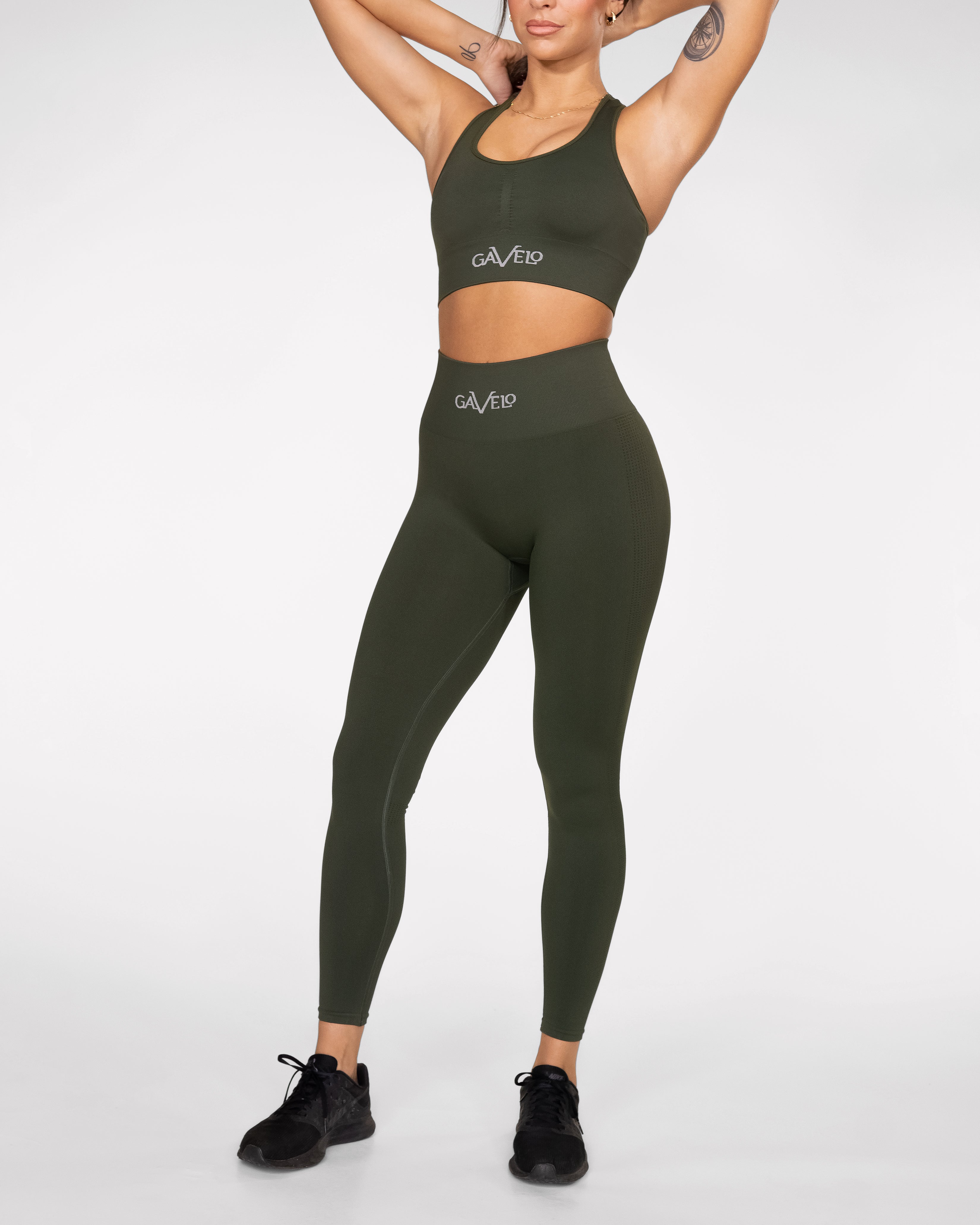 GAVELO Seamless Booster Forest Green Sport-BH