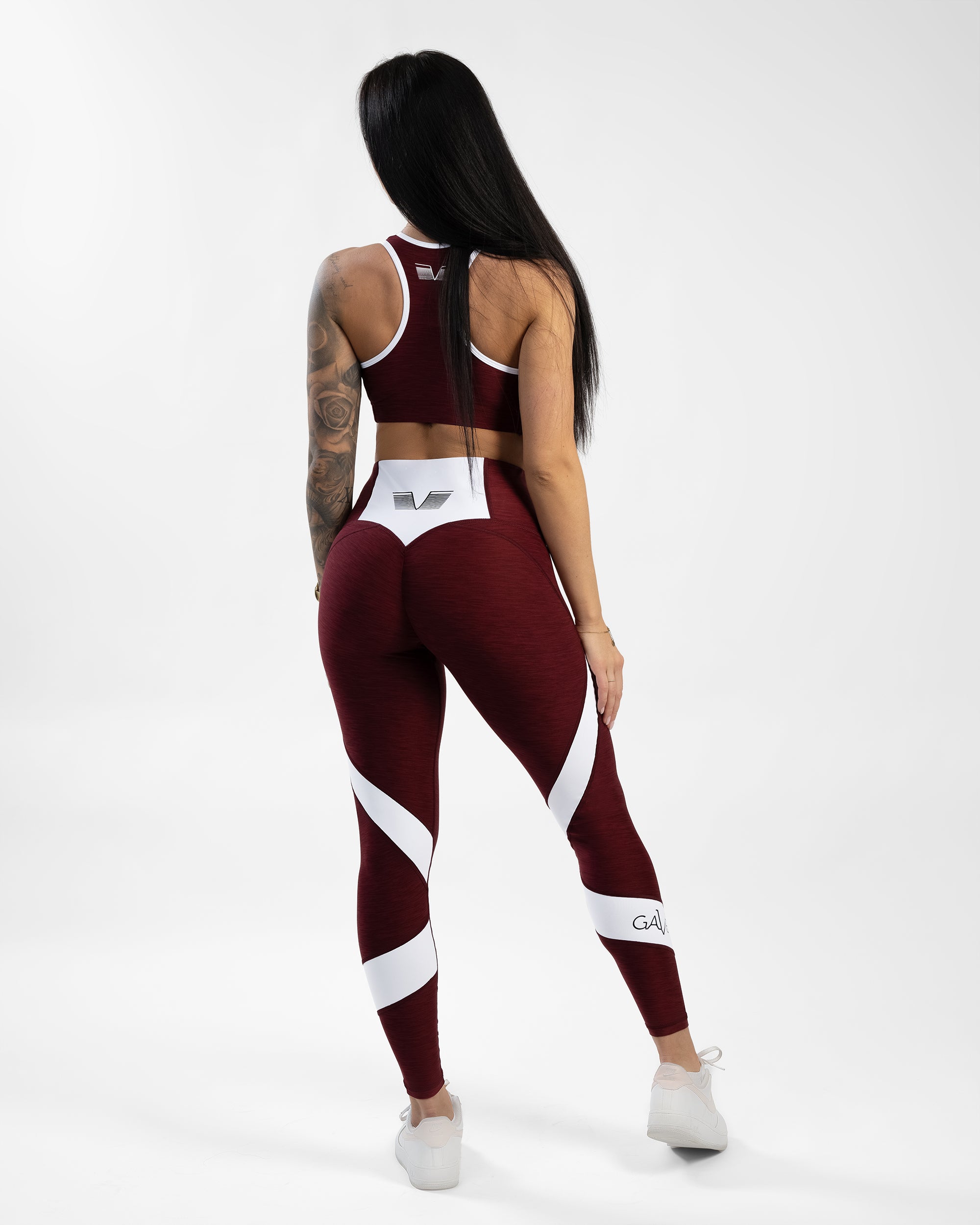 GAVELO Burgundy Swirl Comfort Tights