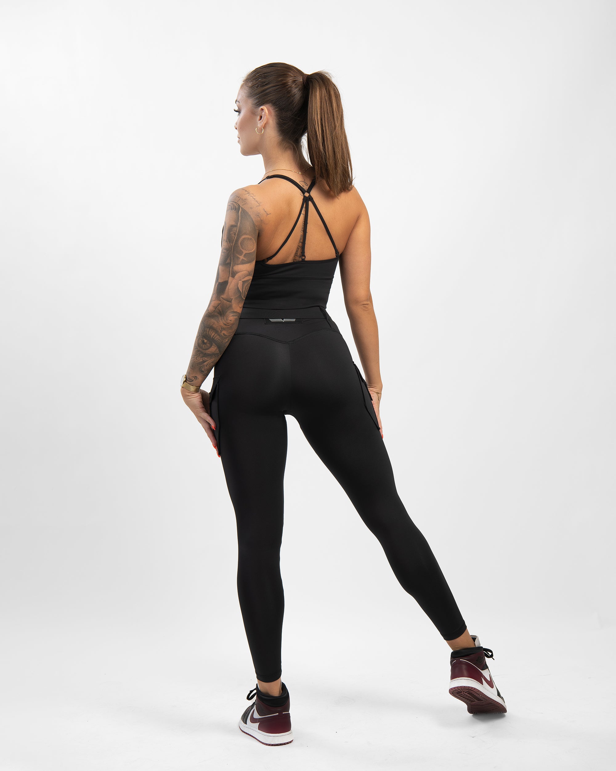 GAVELO Cargo Leggings Black