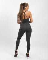 GAVELO Cargo Leggings Charcoal