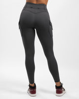 GAVELO Cargo Leggings Charcoal