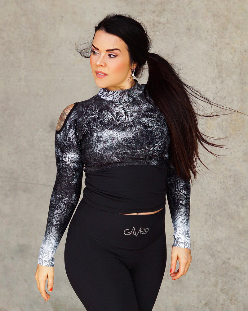 GAVELO Eclipse Winter Grey Crop top