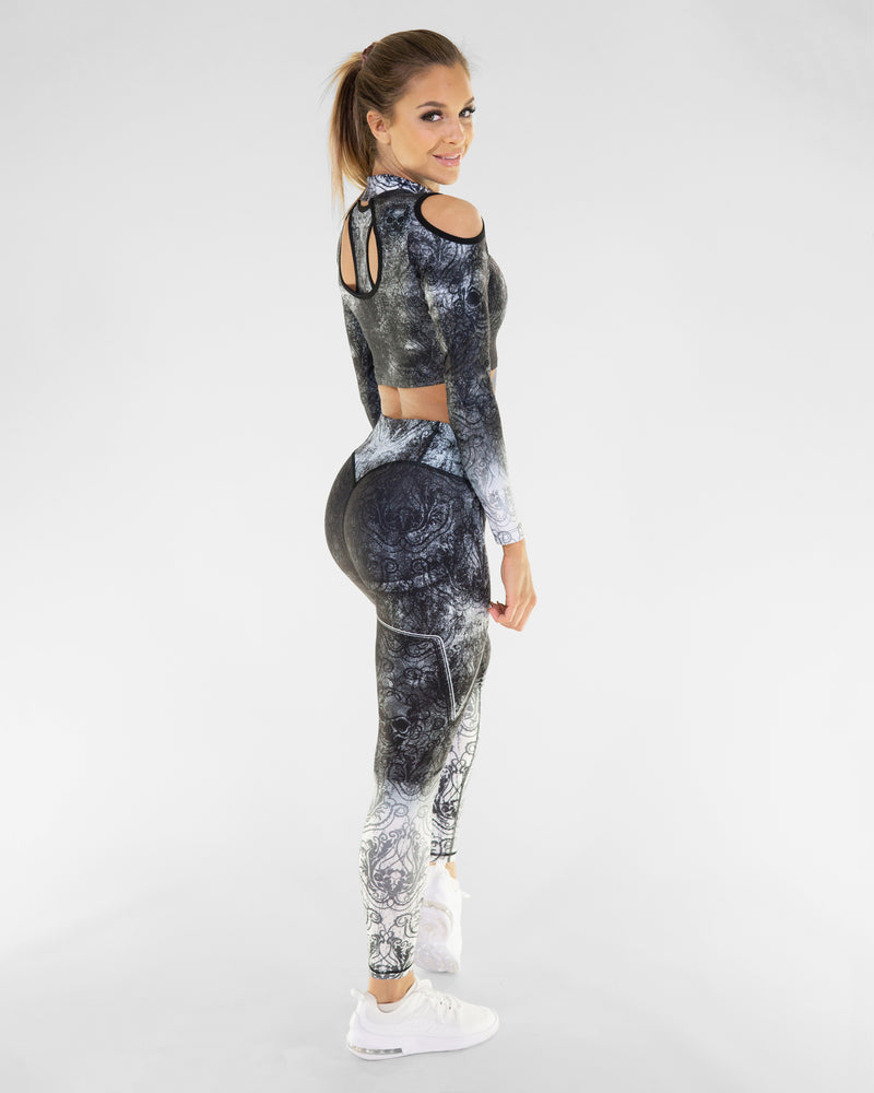GAVELO Eclipse Winter Grey Crop top