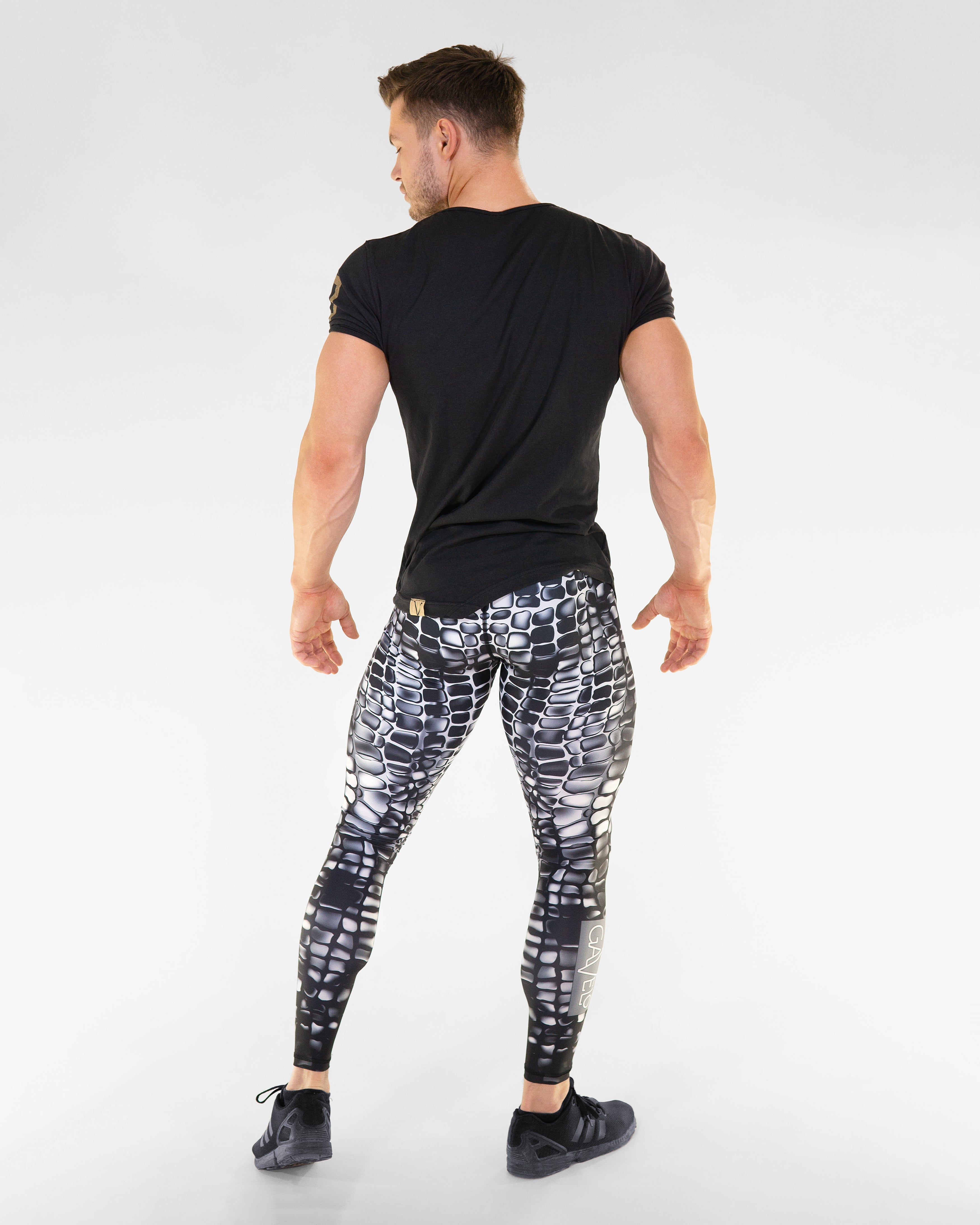 GAVELO Marvellizzard Black Compression Tights