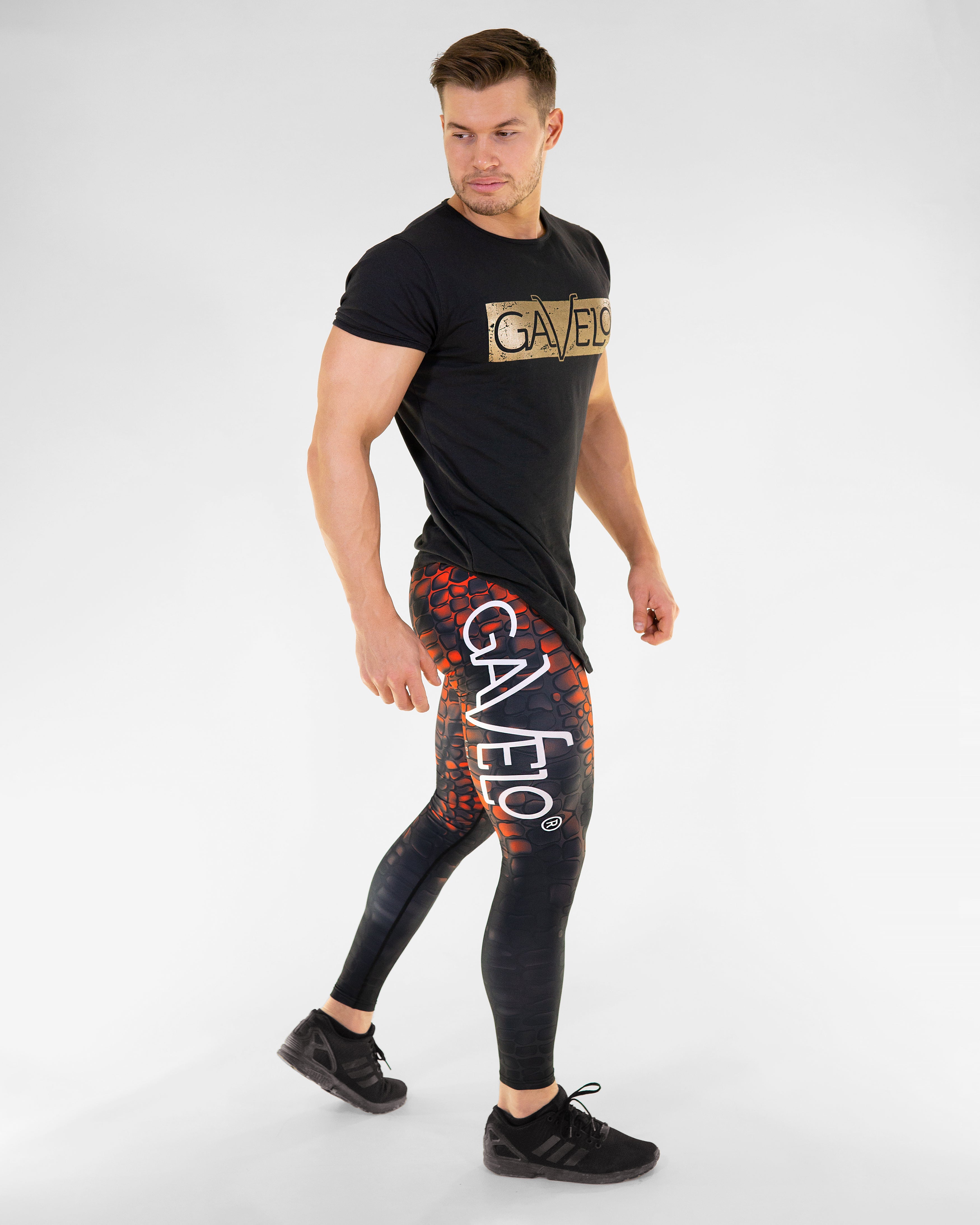 GAVELO Marvellizzard Red Compression Tights