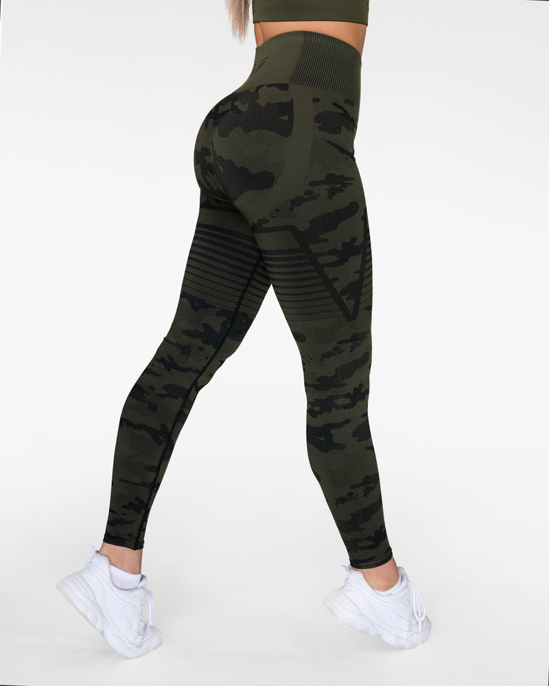 GAVELO Seamless Camo Leggings