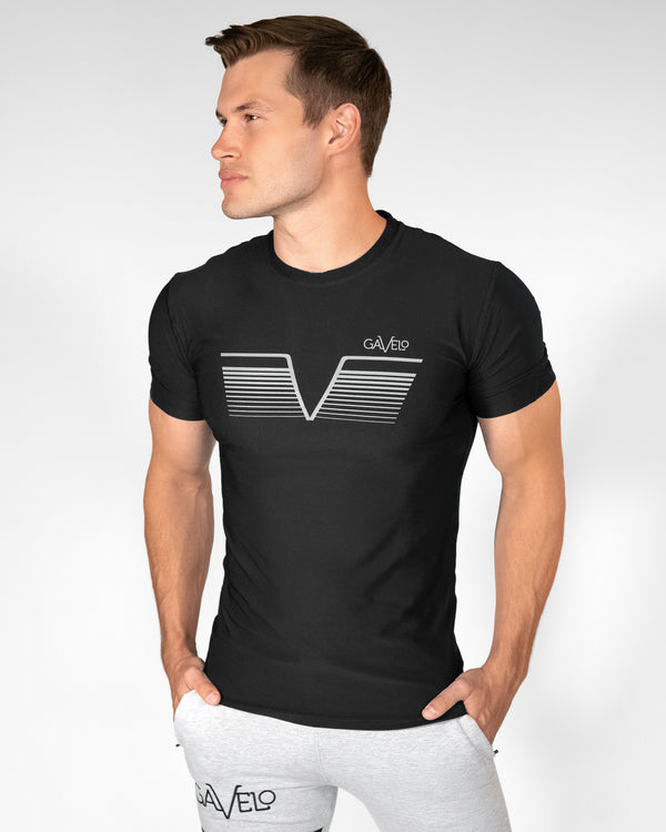 GAVELO Sniper Black Rashguard T-shirt