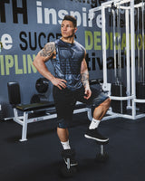 GAVELO Sniper Blue Sleeveless Tee