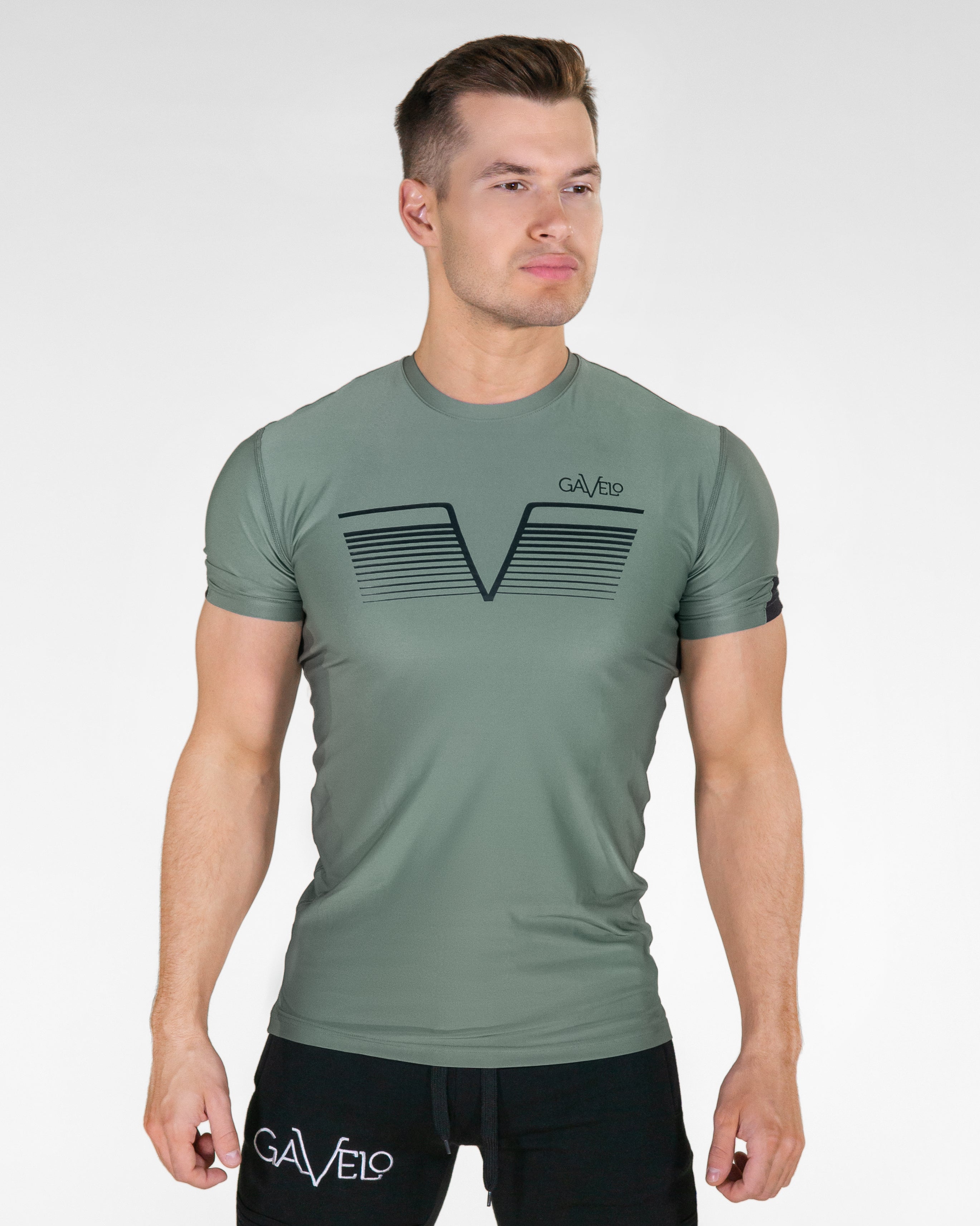 GAVELO Sniper Green Rashguard T-shirt