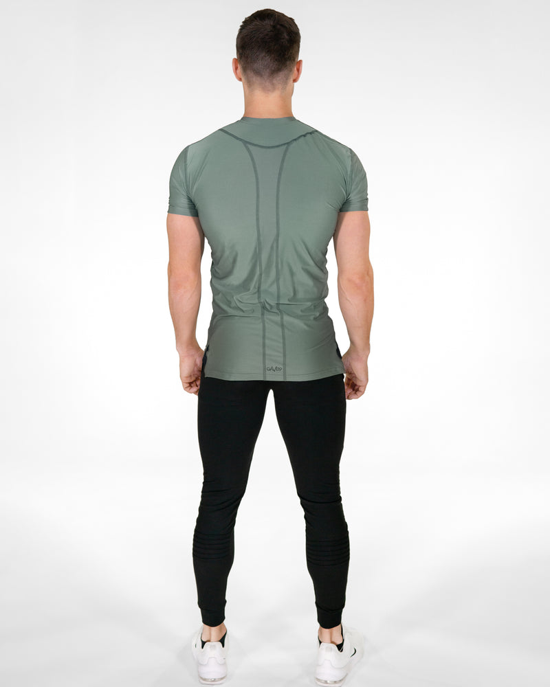 GAVELO Sniper Green Rashguard T-shirt