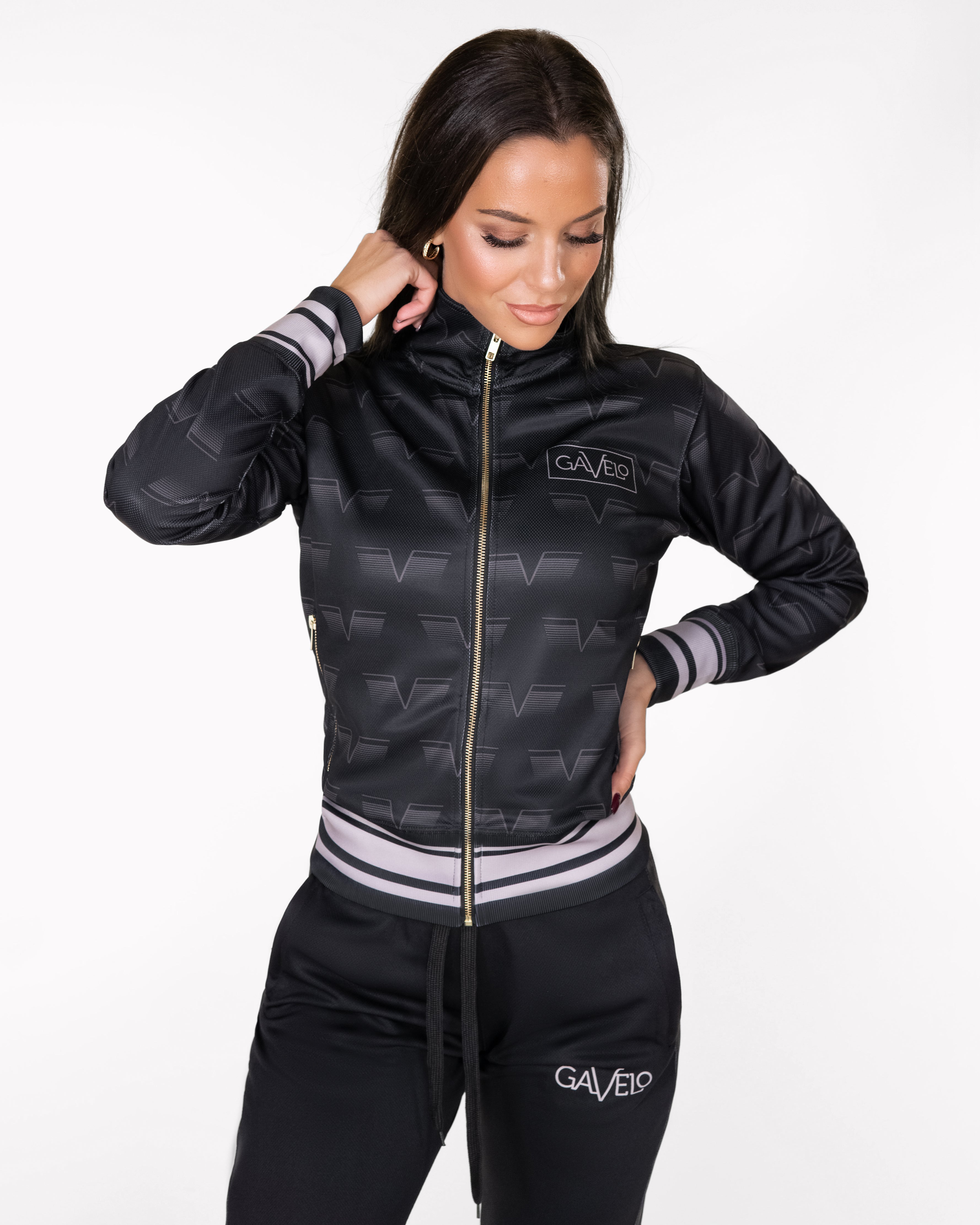 GAVELO Track Jacket Classic Black